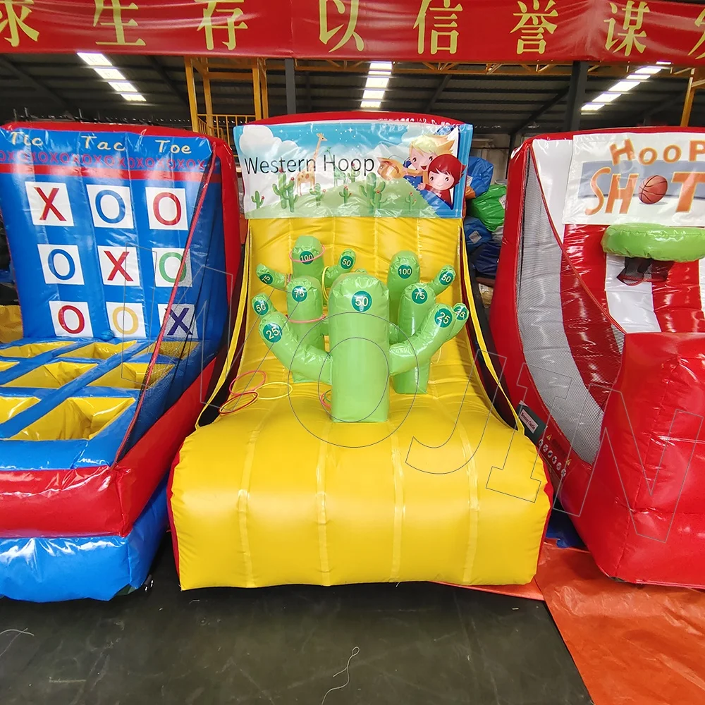 Tic Tac Toe Carnival Inflatable Sport Game Stall Inflatable Bouncer Soft Games in Sport Games