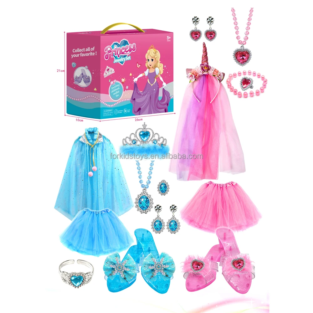 Beautiful Kid Party Costume Girls Tutu Skirt Set Princess Dress Party Accessory Dress Up Set Toy