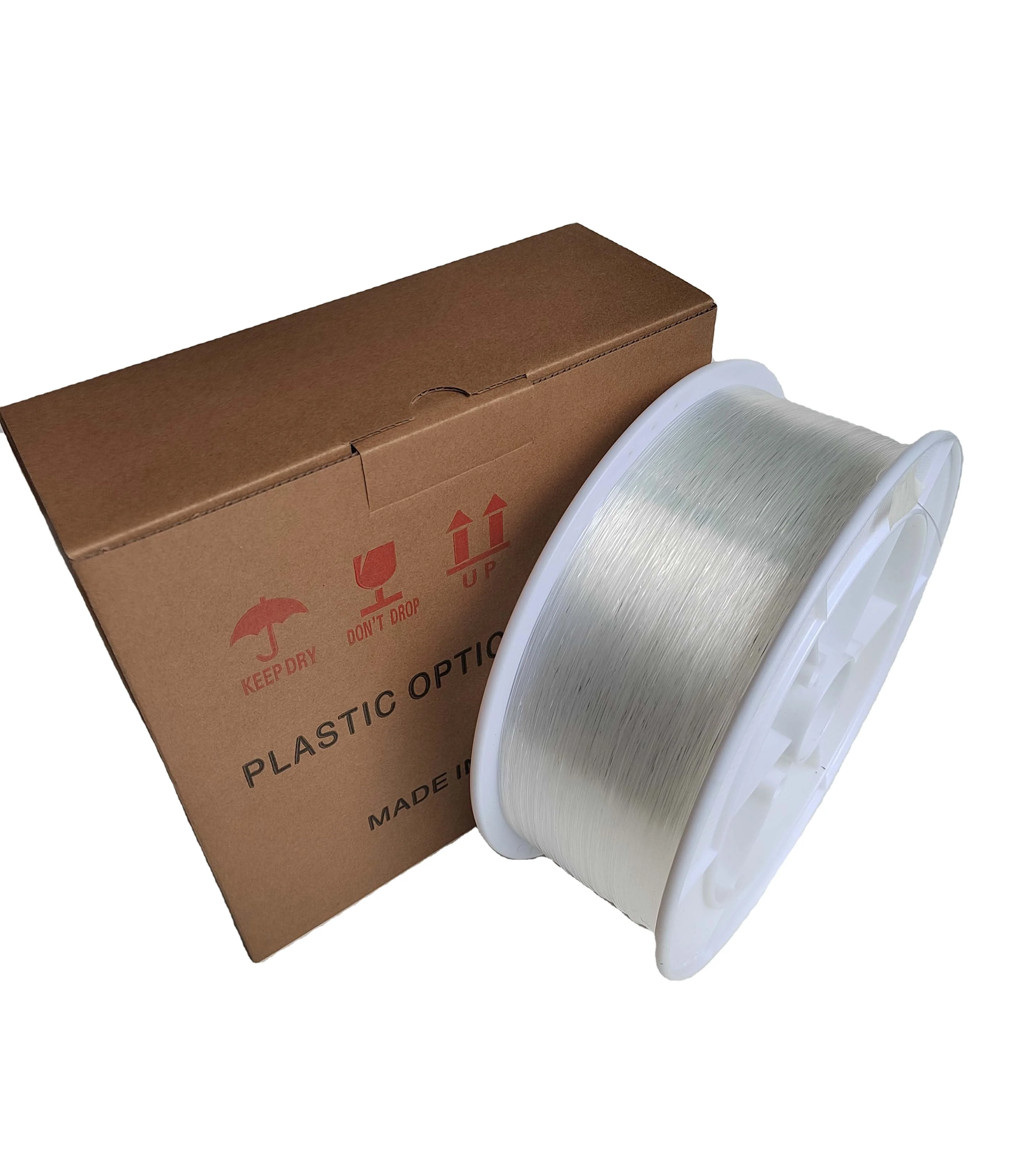 1.5mm 700m/roll color changing fiber optic wire light with remote control