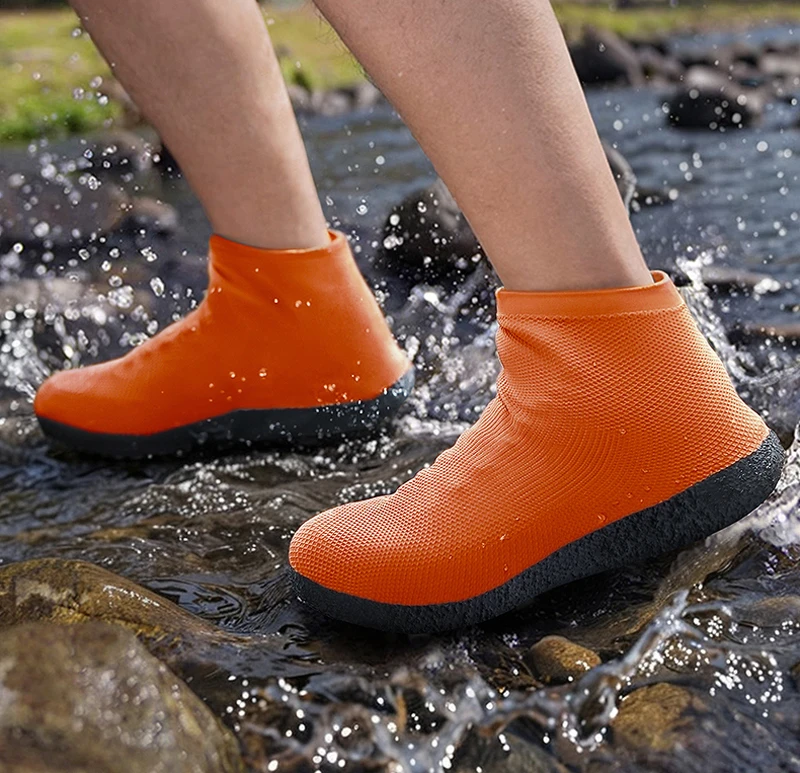 Wholesale Latex Reusable Washable Waterproof Anti Slip Shoe Cover
