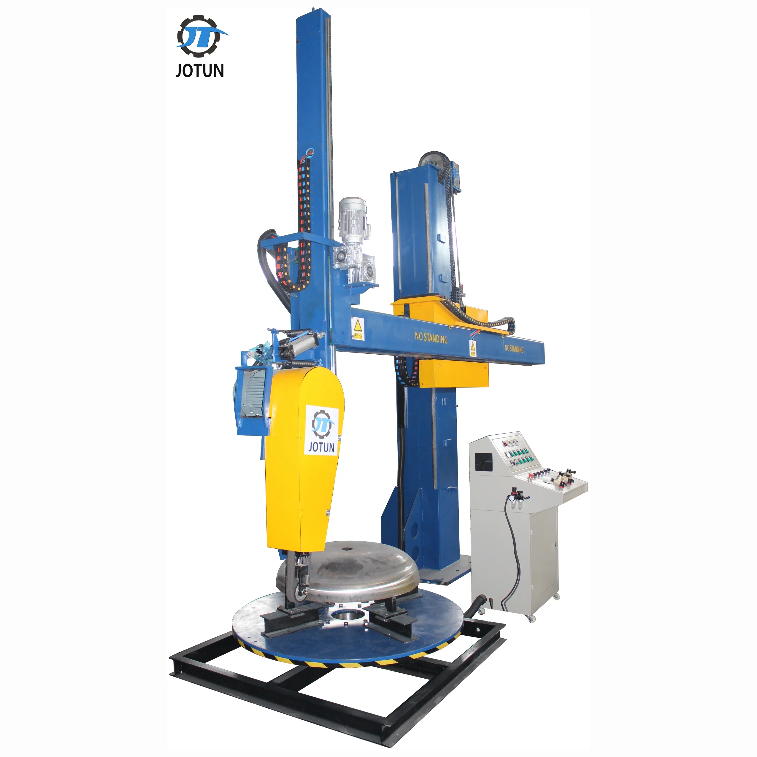 Automatic Stainless Steel hemispherical dish head Polishing Machine