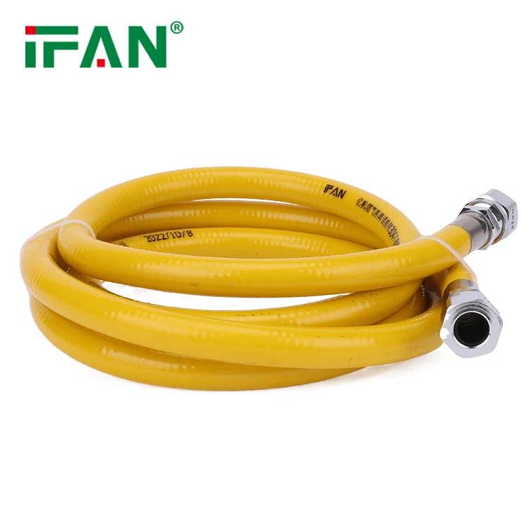 IFAN Professional Natural Stainless Steel Corrugated Gas Pipe Durable Flexible Gas Hose Pipe