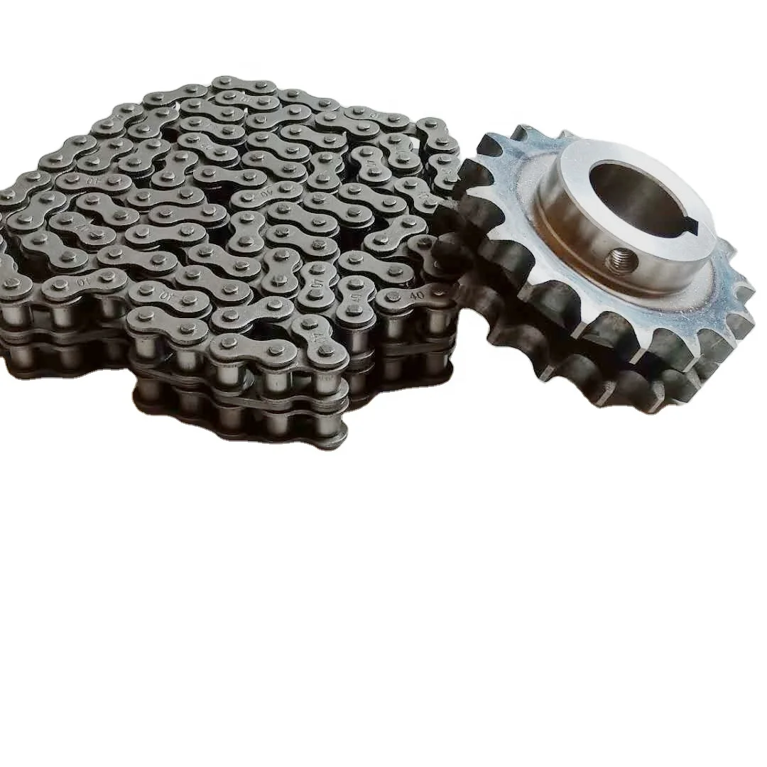 Высокая точность машинного оборудования части ISO стандартный двойной передачи роликовая цепь 16B-2