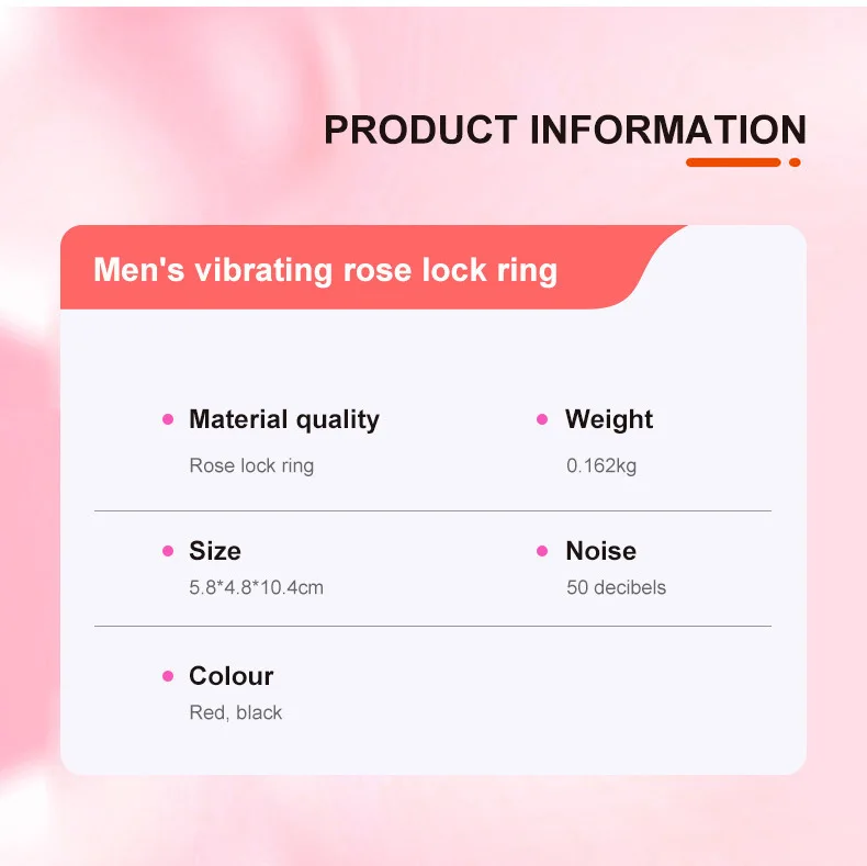 LOVE Newly rose style cock ring with Stimulator. Built-in Powerful Motor a Intense 7 vibrations