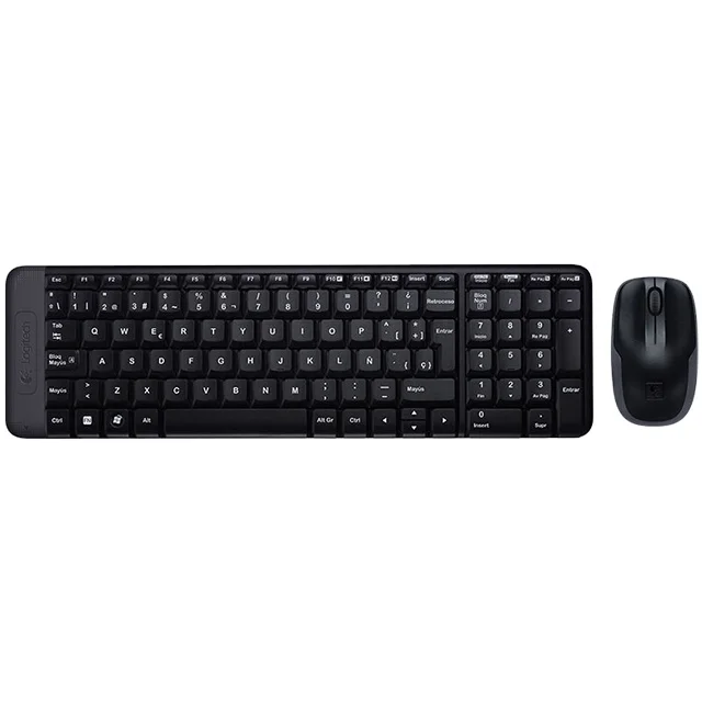 2023 New Arrival 104keys Logitech MK220 2.4ghz Super Slim Wireless Mouse and Keyboard Suit for Office And Business