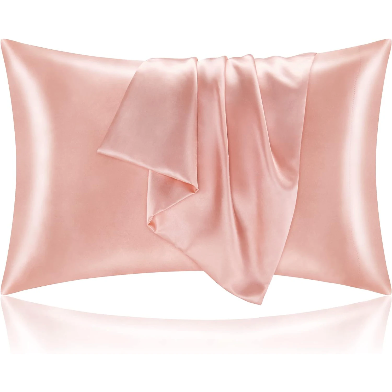 Mulberry silk pillowcase 22 momme standard size super soft pillow case 100% polyester satin silk pillowcase