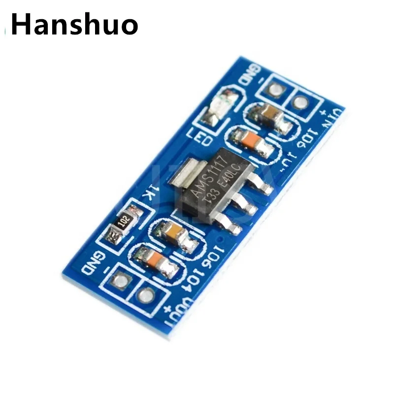 5pcs LM1117 AMS1117 4.5-7V turn 3.3V 5V DC-DC Step down Power Supply Module For Arduino bluetooth Raspberry pi
