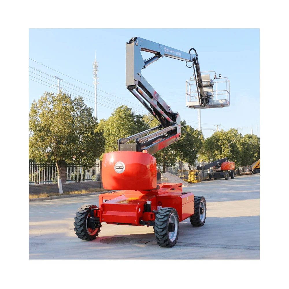 24M Customized Aerial Platform Towable Articulated Boom Lift