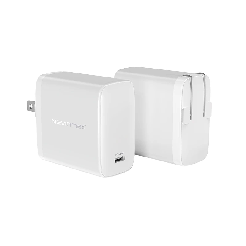  Заводская дешевая цена 65 Вт GaN PD дорожное зарядное устройство USB C один порт с вилкой Стандарта US UK EU