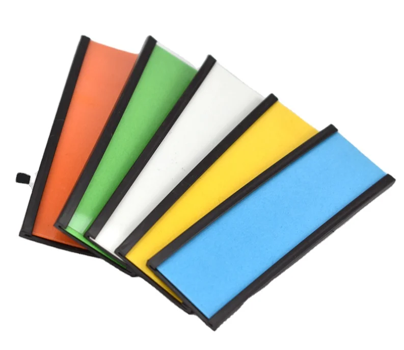 Manufacturer hot selling Color C-type magnetic stripe identification tag signage Magnetic label Shelf