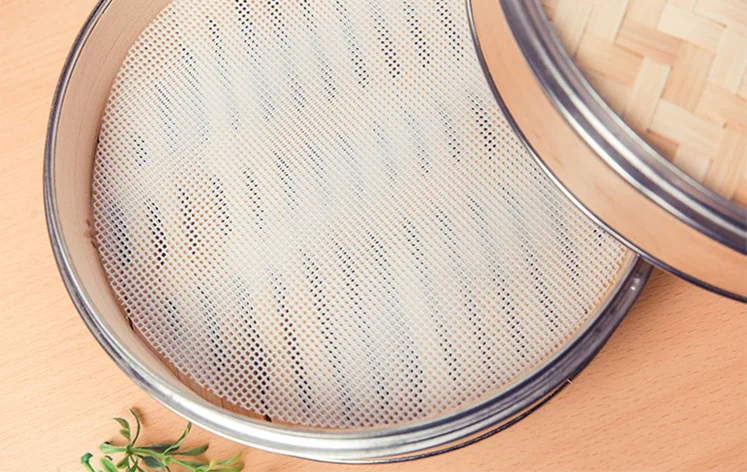 Reusable Square Silicone Steamer mat Silicone Non-stick Steamer Mesh