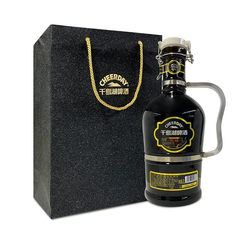 
Cheerday Bottle Craft Beer Brand 5.5%vol 2L Smoked Beer Pasteurimd Beer 2203000000 Acceptable from CN;ZHE Original Ale 4 Kg Dark 