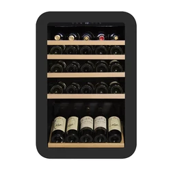 39 Bottles Red/White Compressor Fan Cooling Retro Wine Cooler