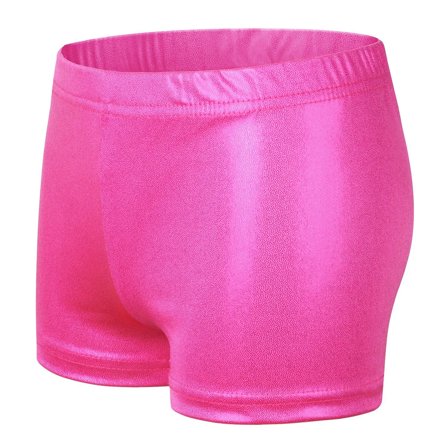 Designer Kids Girls Shiny Dance Shorts Bottoms Active Wear Child Clothes for Yoga Sports Workout Gym Gymnastic Dancing