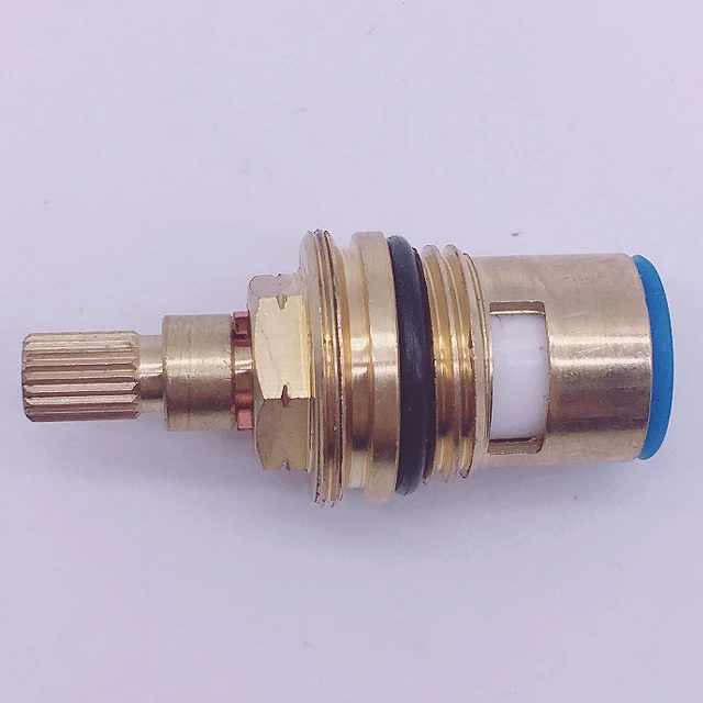 fast open faucet brass spindle taps ceramic mixer cartridge brass parts