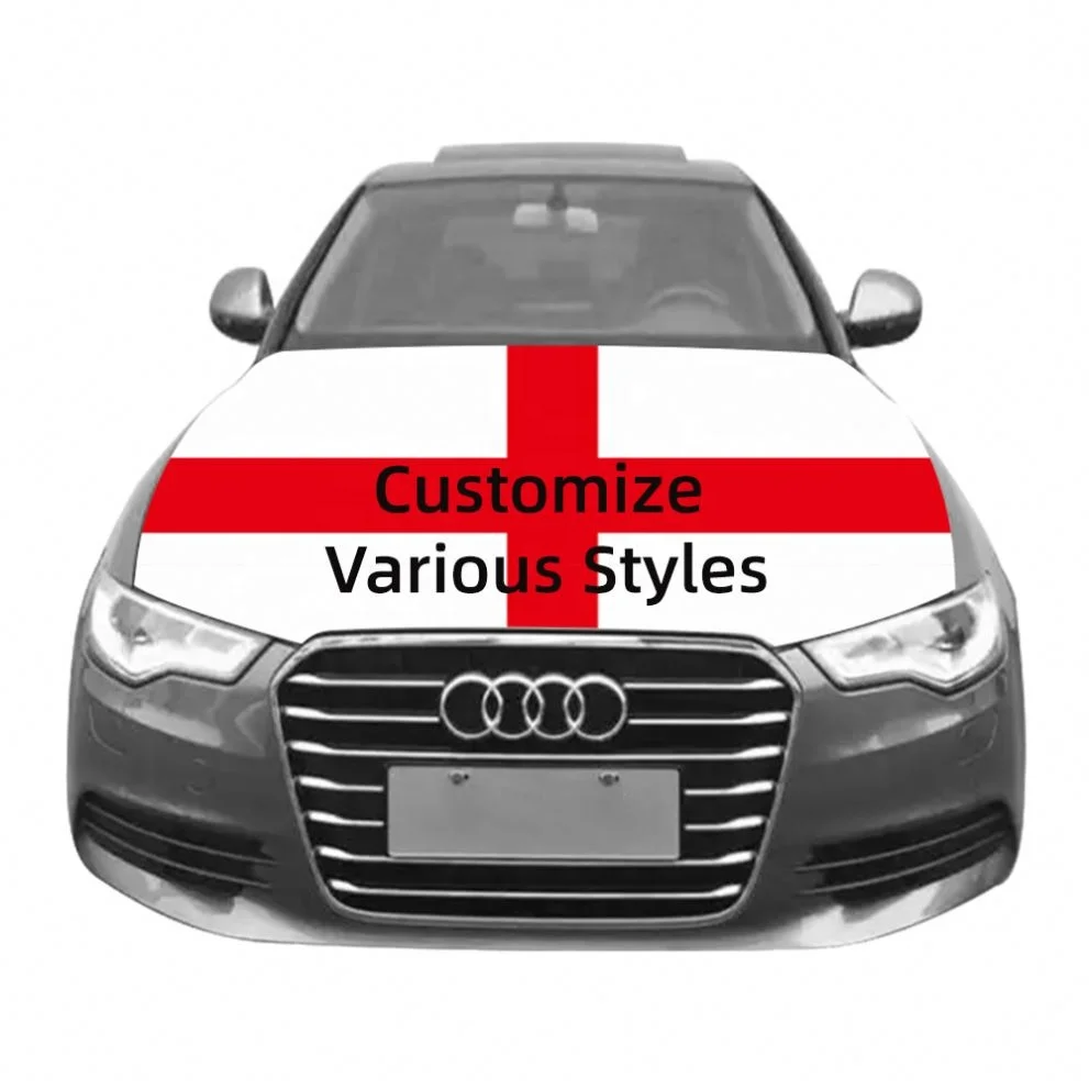 Sublimation Printing National Engine Bonnet Canada Haiti United States American Car Hood Cover Flag