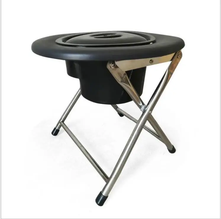 Portable Foldable Toilet With Bucket