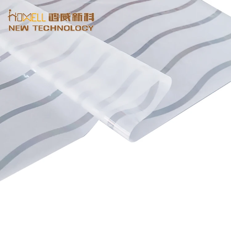 Decorative Glass Film Stained Glass Film With Pattern Non Transparent Window Film