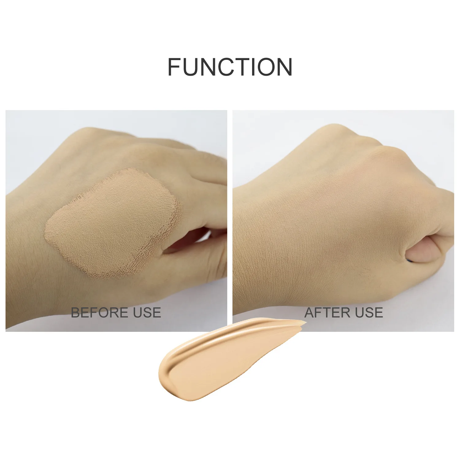 COEOVO Concealer Full Coverage OEM Logo Face Waterproof Oil Makeup Matte Vegan Private Label Liquid Foundation