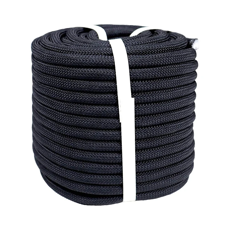 Wholesale Custom  8mm 10mm 12mm 14mm 16mm 18mm Mountain Climbing Rope Braided Camping Swings Escape Rope Polyester Safety Rope