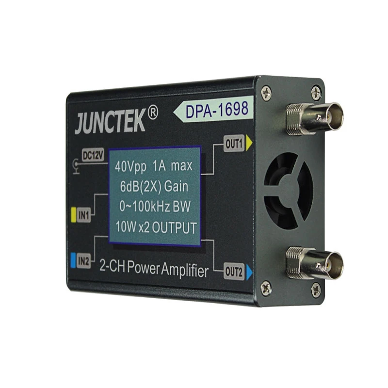 
 Двухканальный усилитель мощности JUNCTEK professional DPA-1698 10 МГц для генератора сигналов  
