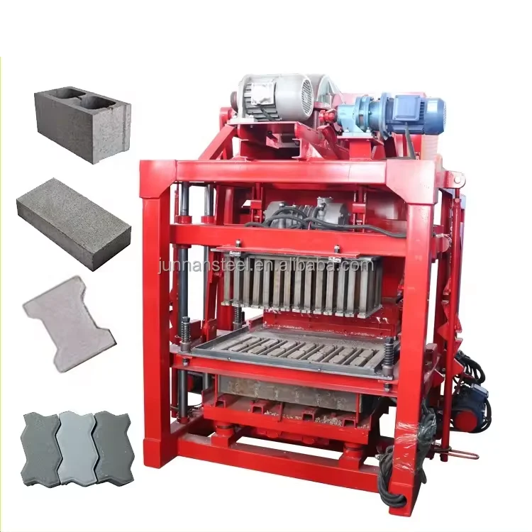 High speed fully automatic clay brick making machinery for recycling