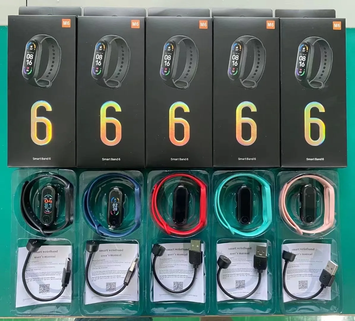 Новый трендовый смарт-браслет с зумом наручные часы OLED-дисплеем M6 1 56 пульсометр фитнес-трекер спортивный