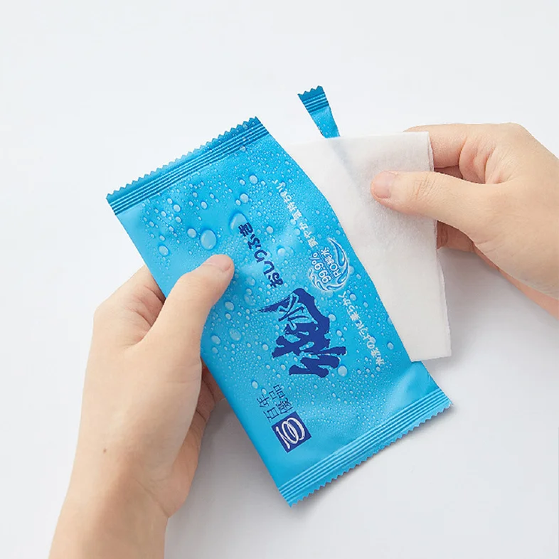 Female Flushable Non-woven Wipes Women Body Cleaning Intimate Wipes Disinfection Wet Toilet Paper Individually Packaged Wipes