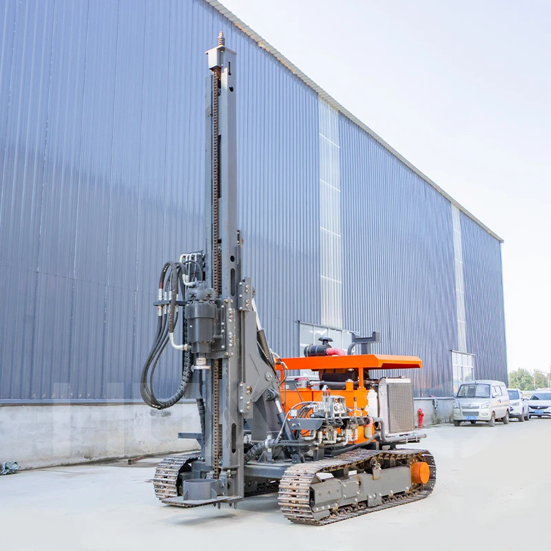 High-Efficiency Photovoltaic Solar foundation Pile Driver piling machine equipment- Suitable for Solar Power Projects