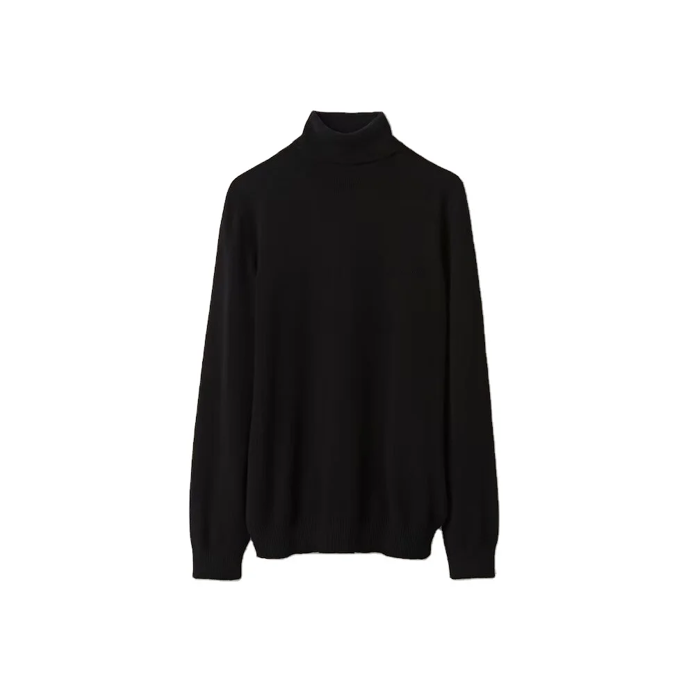 Custom warm winter women cashmere sweaters cashmere knitwear ribbed knit jumpers turtleneck cashmere sweater women