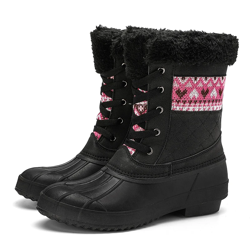 Fashion Snow boots 2021 Winter brand warm non-slip waterproof women mother shoes casual cotton winter autumn