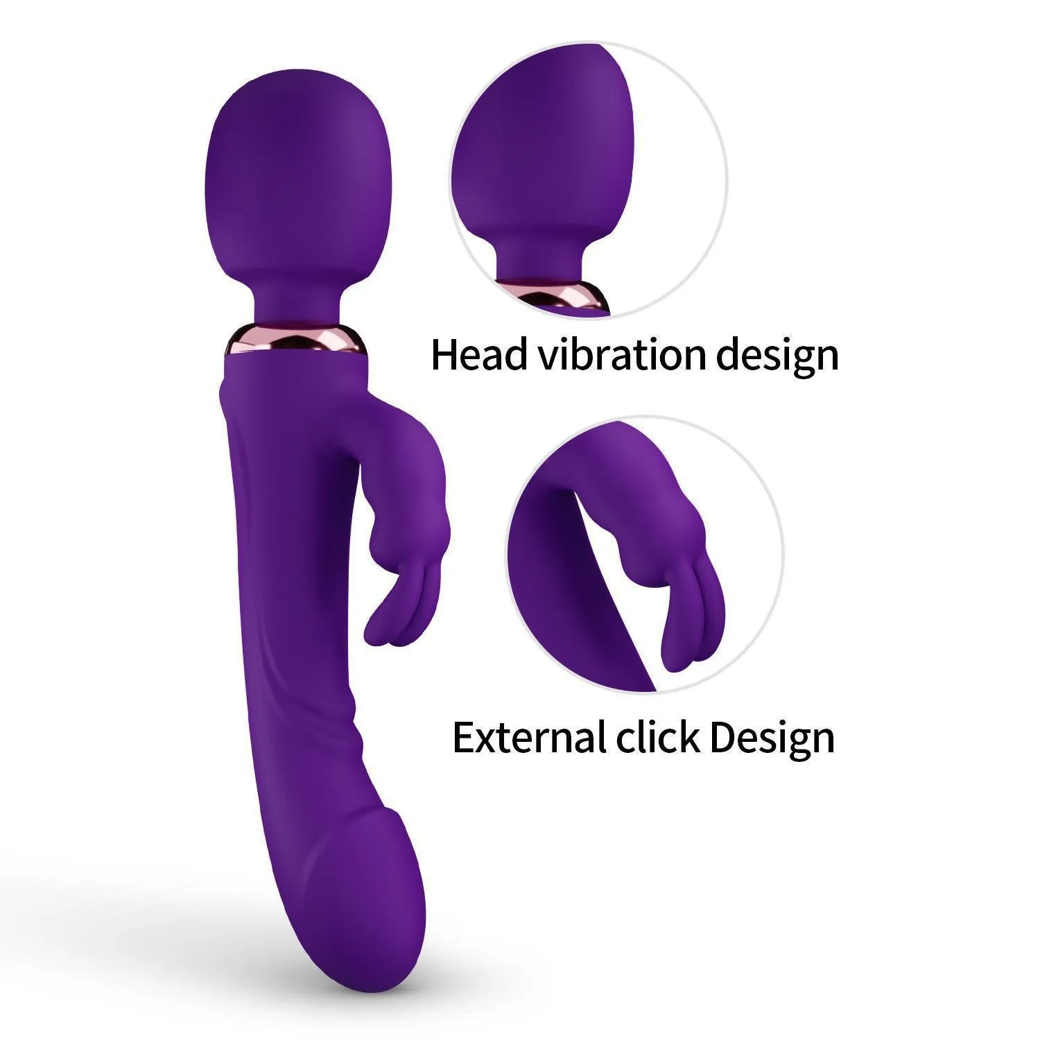 Перезаряжаемый микрофон Av вибратор g-spot массажер Magic AV Wand для женщин