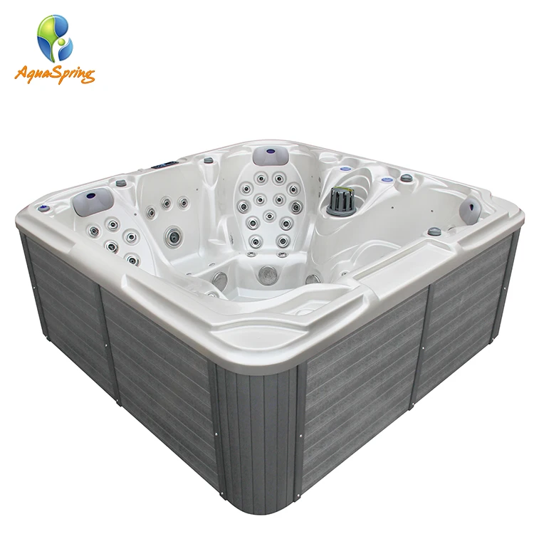 Современный Стиль Портативный Ванна открытый спа машина акрил отдельно стоящая
