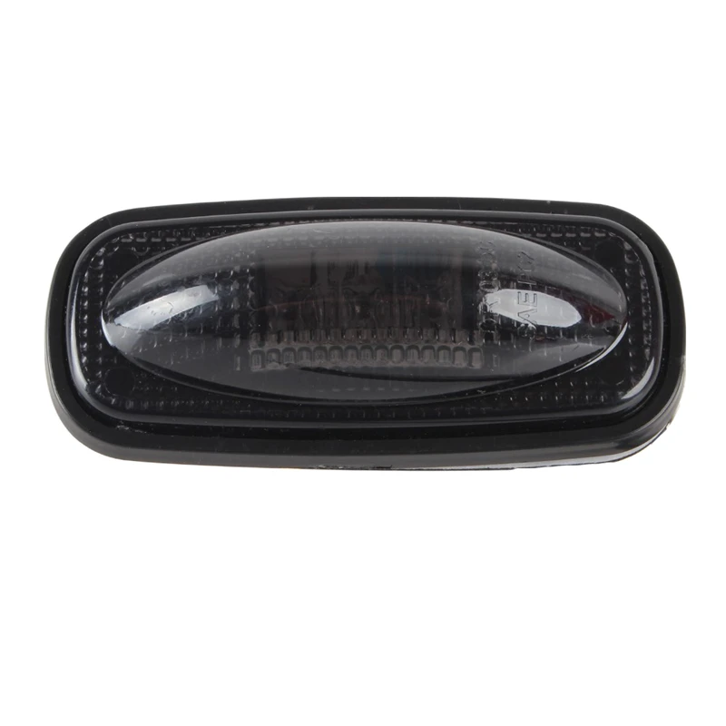 HST-20171 Amber Red 3.4 Inch Fender Marker Smoked Lens 3 LED Side Marker Lights Replacement For Dodge RAM 2500 3500 HD Trucks He