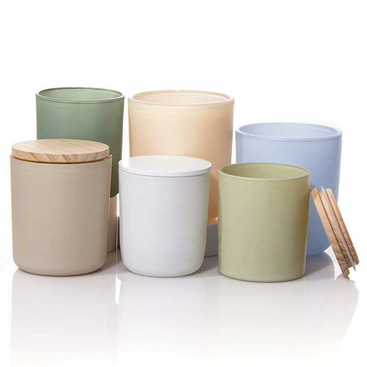 Luxury Lead Free Large 3 Wicks White Thick Candle Jars In Bulk With Label Sticker