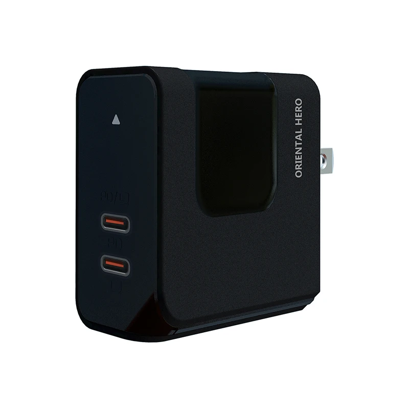 63W Dual Type-C PD GaN Fast Charger