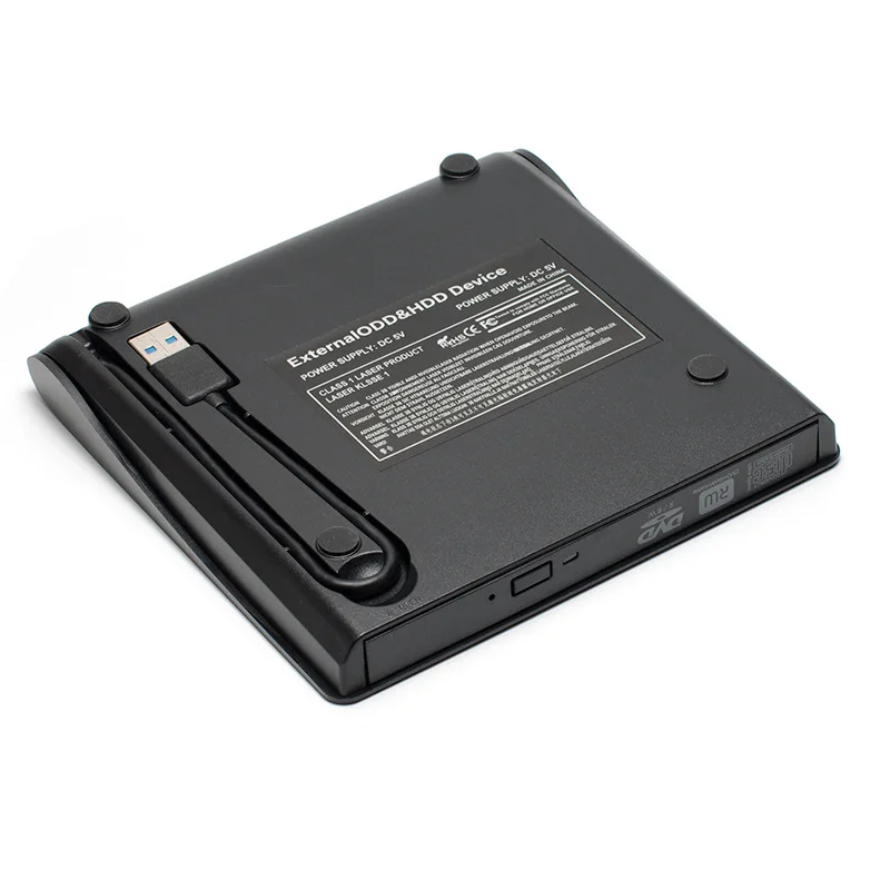 USB 3.0 Plug  Slim External DVD RW CD Writer Drive Burner Reader Player Optical Drives For Laptop PC dvd burner dvd portatil