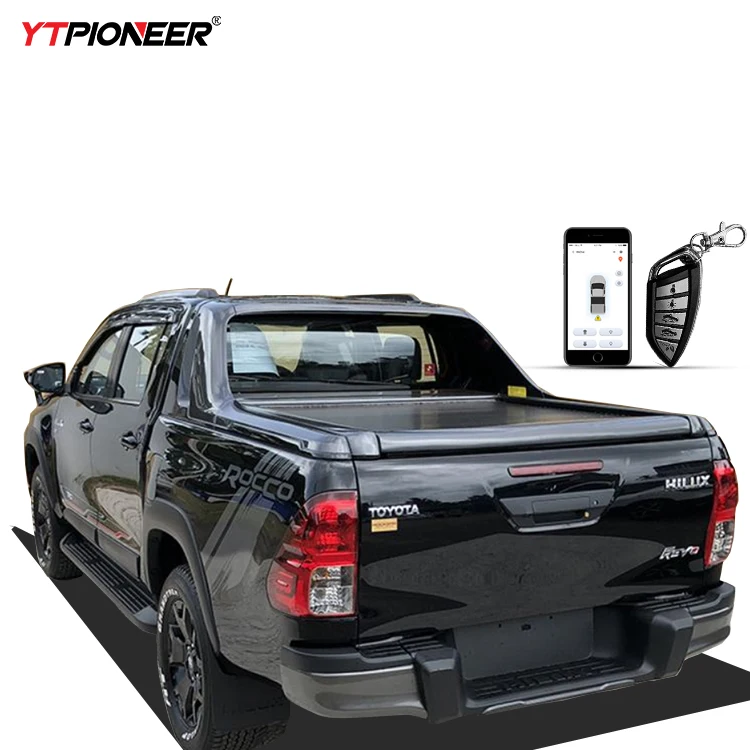 YTPIONEER Toyota Hilux Revo Facelift Truck Top Roller Shutter Lid Cover Electrics Tonneau Cover Revo 2020