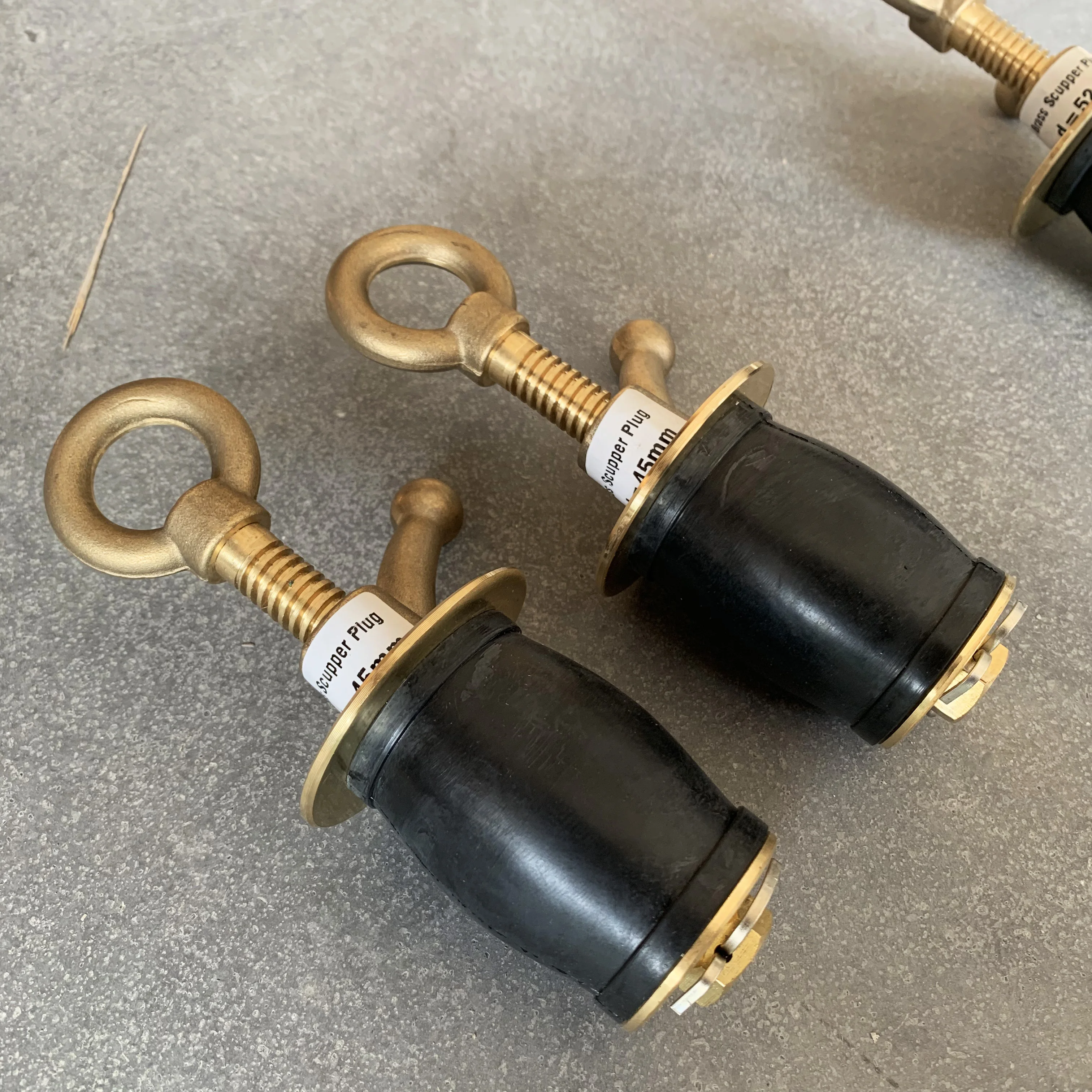IMPA 232481 Deck Brass Scupper Plugs /High Quality Brass Scupper plugs For Ship Use 45MM