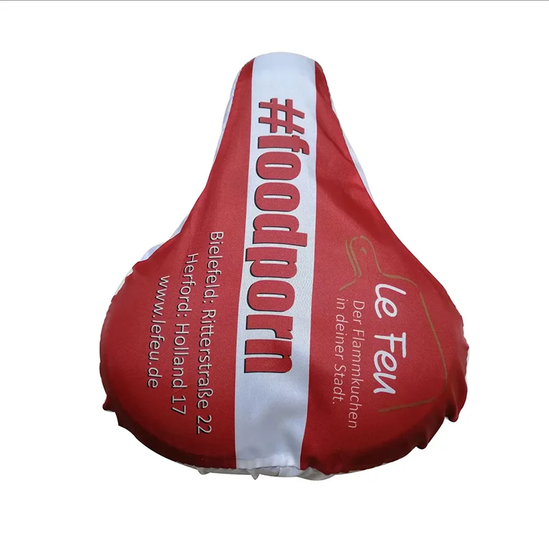 Заказные полиэстровые Водонепроницаемость сиденья для велосипеда водонепроницаемый чехол на велосипедное седло