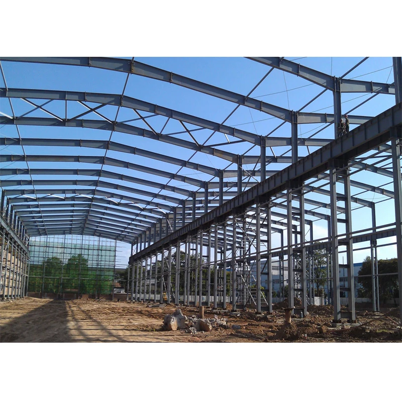 cheap prefabricated workshop building / one story prefab industrial building in China
