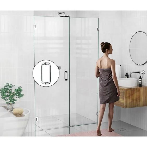 Top Seller O Type Pull Handle for Stainless Steel Brass Glass Door Handle for Shower Cabin