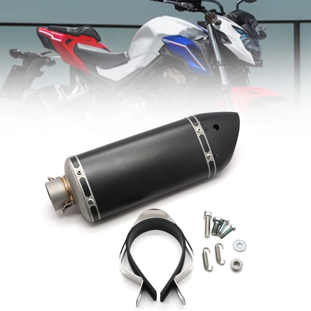 51mm Motorcycle Exhaust Muffler Pipe With Movable DB Kill For Dirt Bike Street Bike
