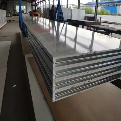 EPS Sandwich Wall Panel with Steel Sheet Roof Fireproof Glass Wool Panels Construction Prefab Houses Warehouses Workshops Hotels