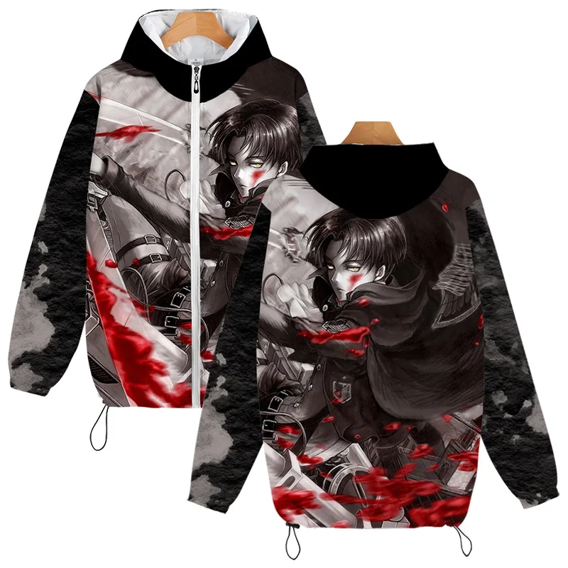 Cartoon Attack on Titan clothes anime charge clothes student Spring and Autumn coat top jacket