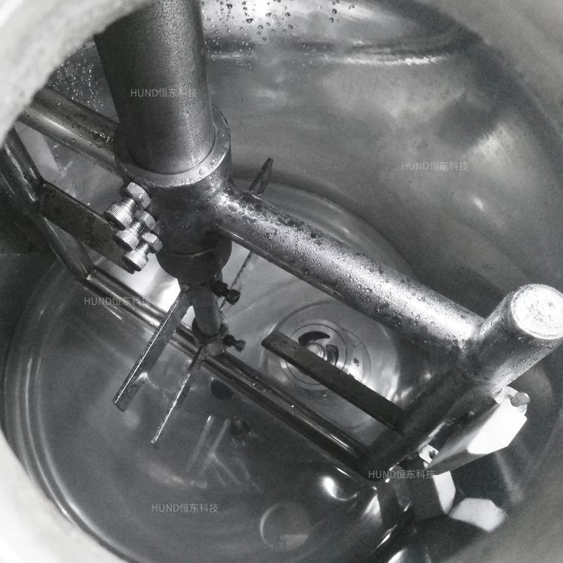 200L Liquid chemical mixer equipment face cream homogenizer soap shampoo making mixing tank with agitator