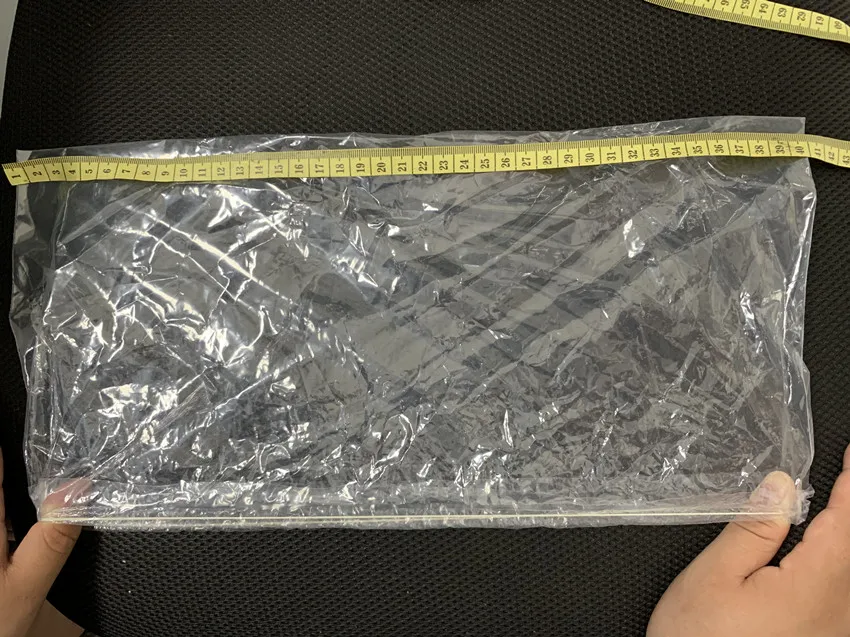 Factory wholesale Cheap HDPE LDPE Thickened Custom Plastic Bags With Elastic Closure