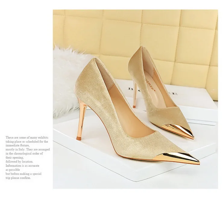 Plus Size 34-40 Solid Color Women Pump High Heels Single Shoes Female Summer Patent Leather Wedding Party Woman Dress Shoes