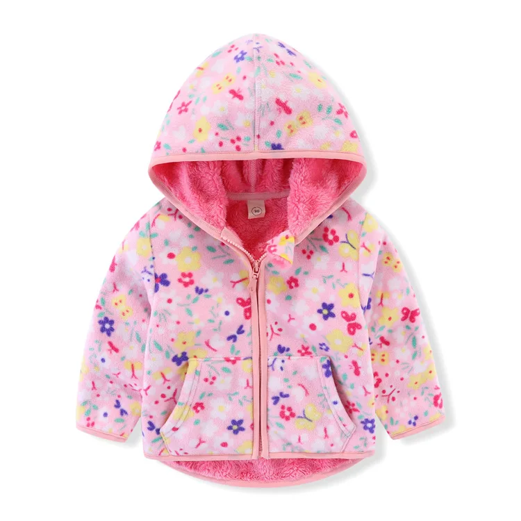 Spring and autumn fleece boys thick coat sportswear casual new fashion warm styles kids hoodies