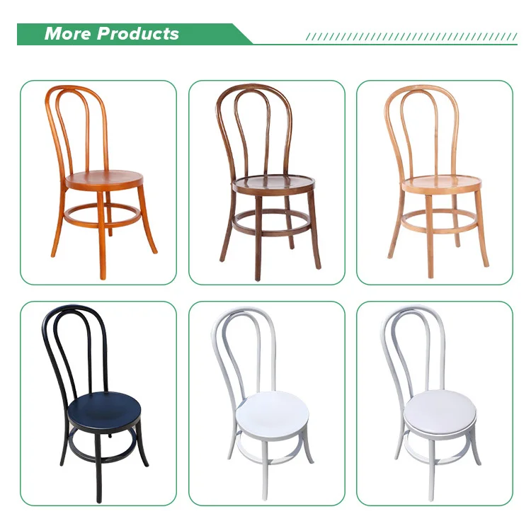 Commercial Stackable White/brown Colour Bentwood Thonet Chair ballroom Dining Chair Top Best Quality For Sale